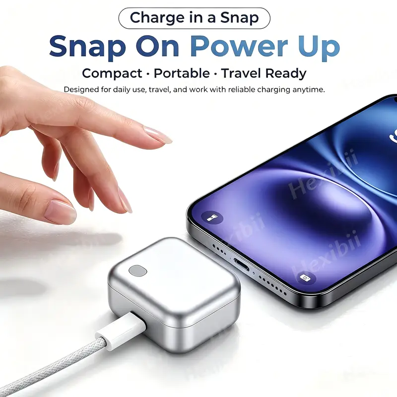 140W Physical-Disconnect Battery Guard, Auto & Self-Eject Charger, Smart Auto-Stop Charging Accessory for Phones Laptops Tablets, Anti-Overcharge Protection, Tech Accessories for Safe Overnight Charging, Gift