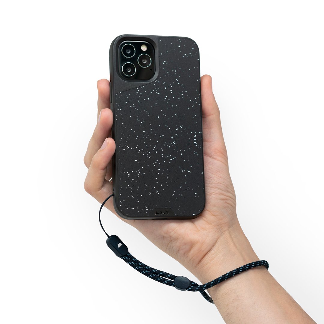TeleGizmo Black & Blue Wrist Strap